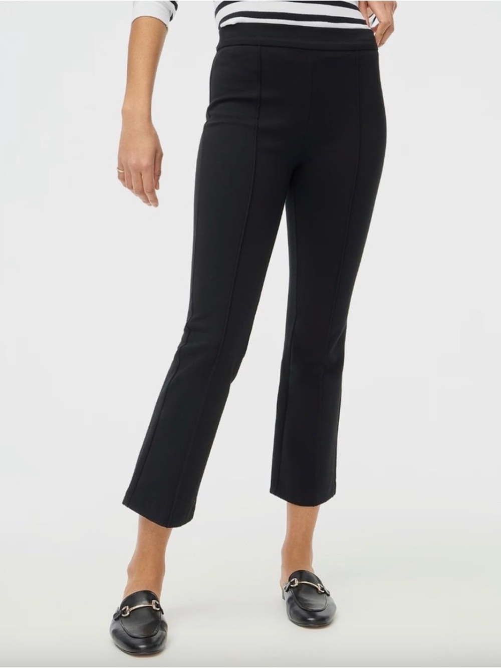 Women’s J.Crew Petite Crop Flare Ponte Pants